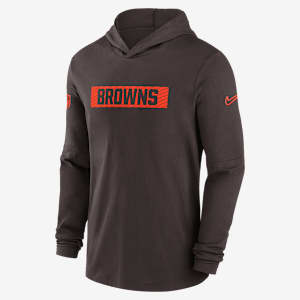 Cleveland Browns Sideline Men's Nike Dri-FIT NFL Long-Sleeve